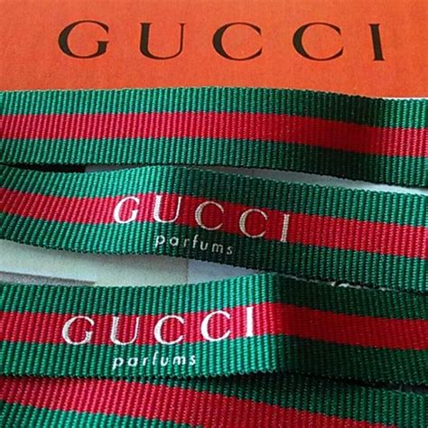 gucci print ribbon|Gucci ribbon by the yard.